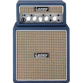 Mini Amplificador Para Guitarra Laney Ministack-B-Lion Azul