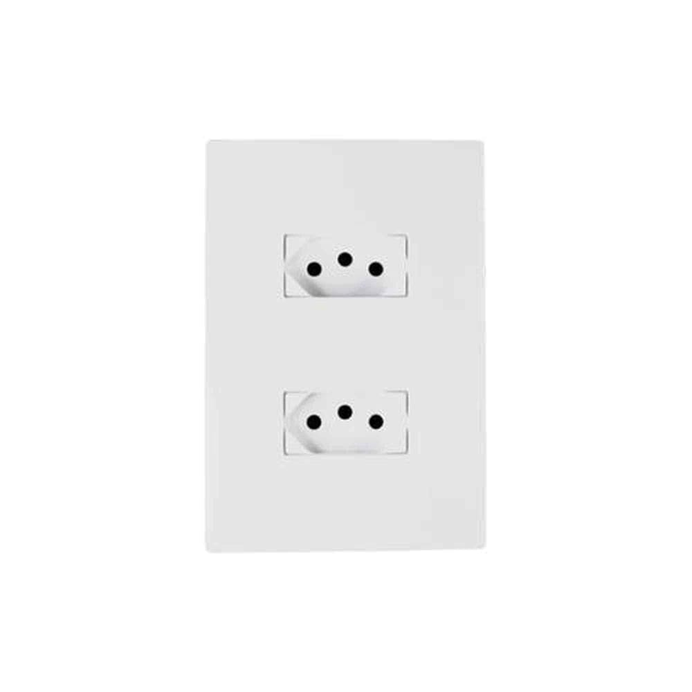 Conjunto 2 Tomadas 10a Linha I9 Ilumi - Kit Elétrico Residencial