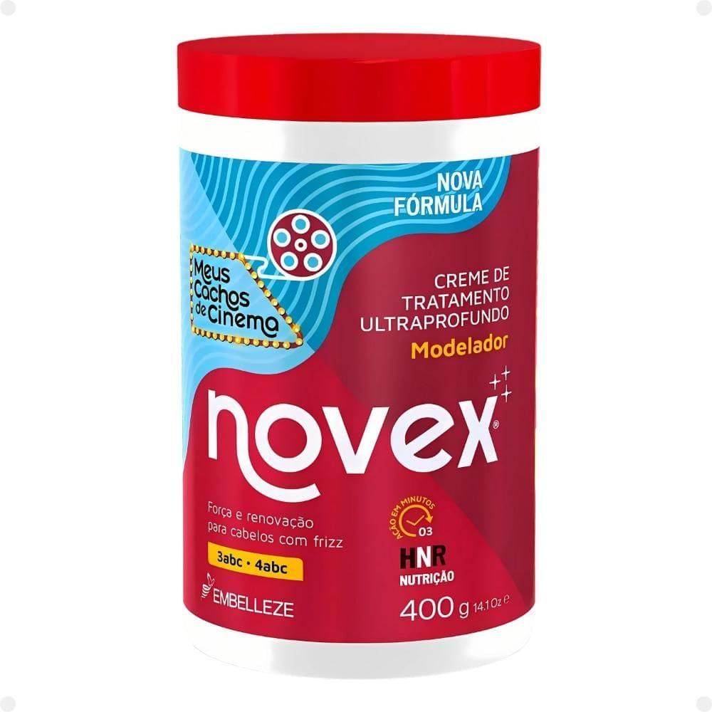 Creme de Tratamento Novex Modelador Meus Cachos de Cinema 400g