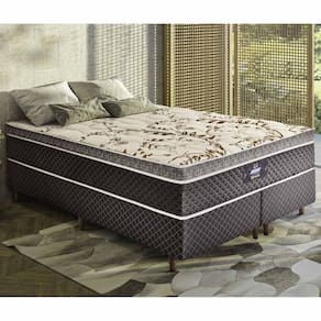 Cama Box Conjugado Queen com Colchão (158x71x198) Opala Gazin CR35333