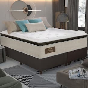 Cama Box Conjugado King com Colchão (193x73x203) Gazin CR35350