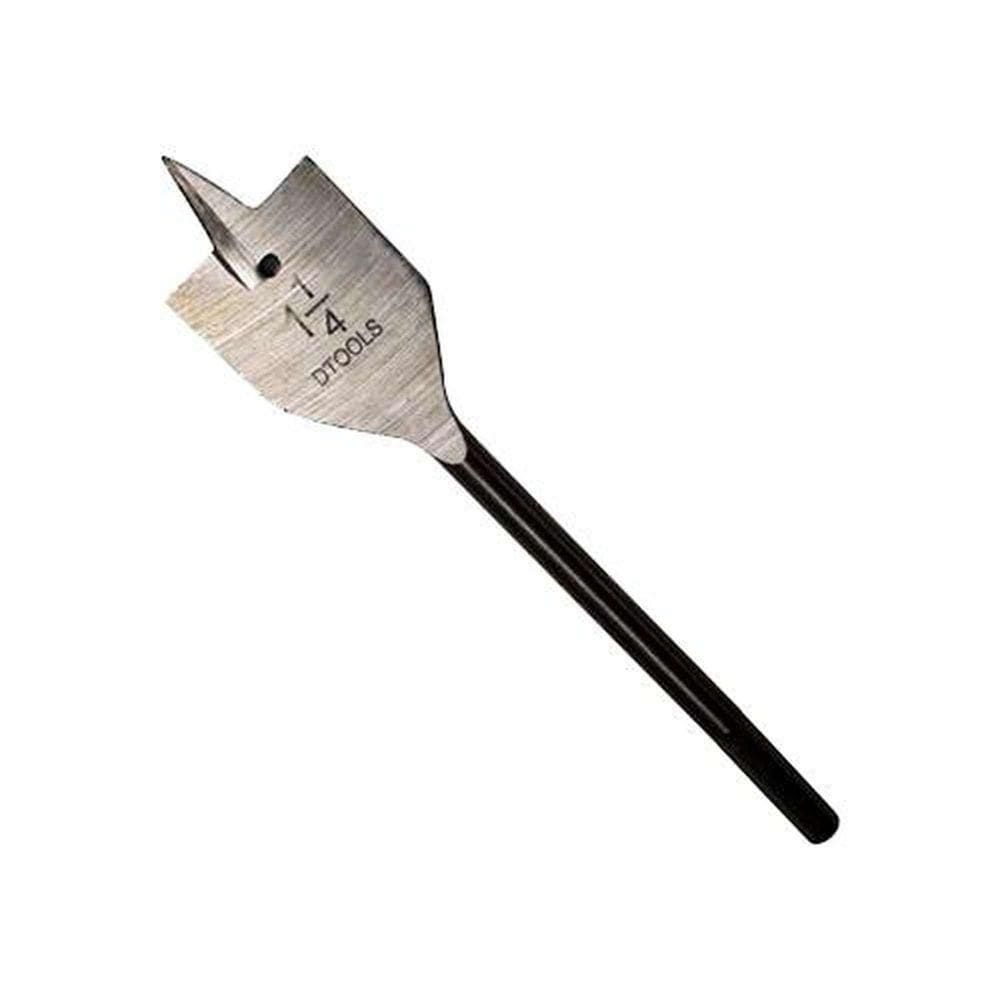 Broca Chata Pro 32mm (1.1/4``) Dupla Afiação Cromo Vanádio - Rápida E Precisa