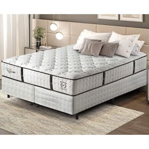 Cama Box Conjugado King com Colchão (193x69x203) Veneza II Gazin CR35310