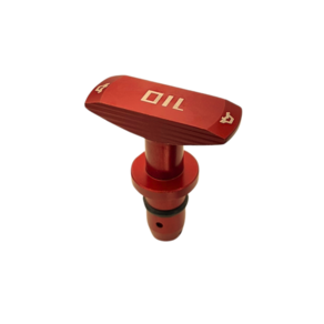 Puxador Vareta Óleo Motor Tuning Universal Vermelho Metal
