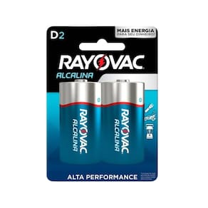 Pilha Alcalina "d" Rayovac (cartela Com 2 Unidades) 20220