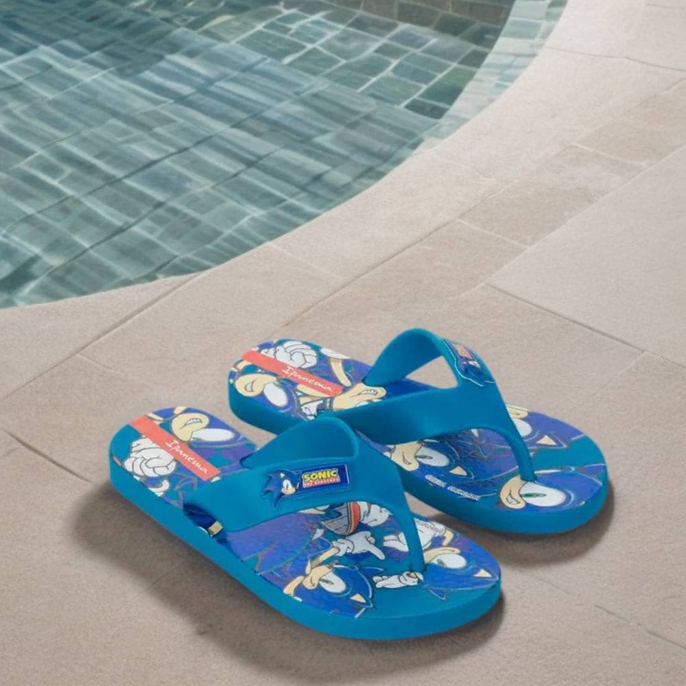 Chinelo Infantil Menino Kids Sonic Play Conforto Ipanema