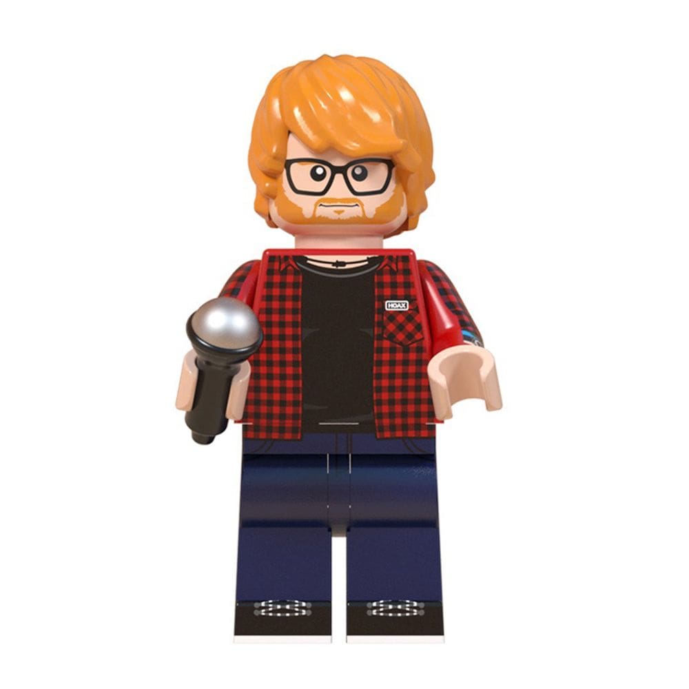 Boneco Musica Cantor Pop Rock Bloco De Montar