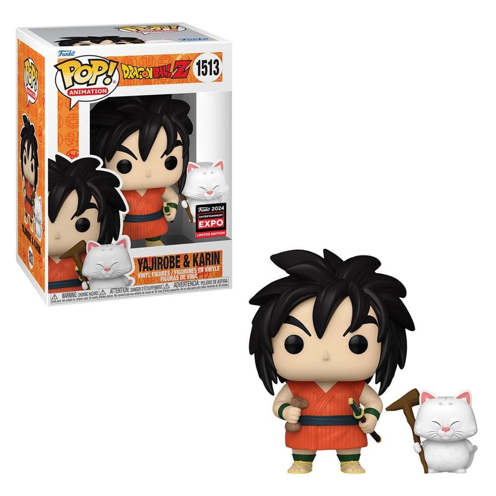 Funko Pop Dragon Ball Z Yajirobe e Karin 1513 Expo 2024