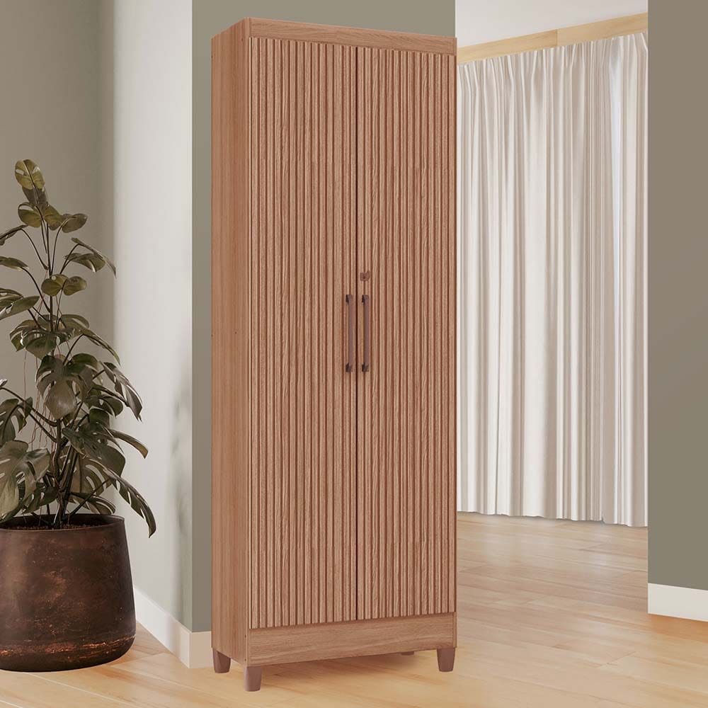 Armário Multiuso Lite 100% MDF Tuboarte 2 portas com Chave e kit de pés