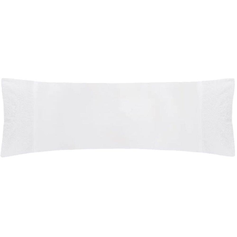 Fronha Body Pillow Altenburg Bordados em Cetim 300 Fios Soul Art 40x130cm
