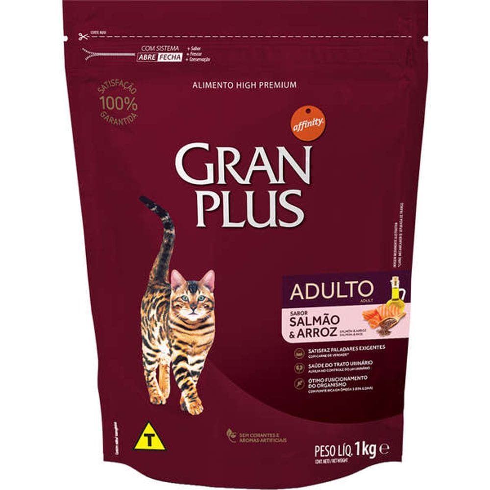 Gran Plus Gatos Ad. Salmao 1 Kg