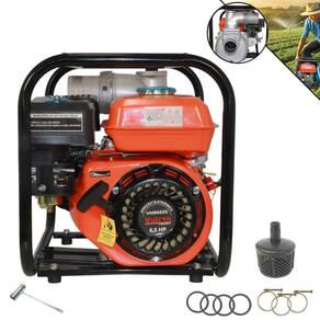 Motobomba de Água À Gasolina 4T Vulcan VMB653S 196cc 6,5HP 4.000rpm Auto Escorvante 30MCA, Mangueiras 3 Polegadas e Vazão de 60.000L/H