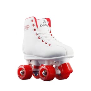 Patins Quad Retro Infantil Pop One Divoks Branco 31-32