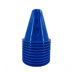 Cones Para Slalom Go Roller Patins Freestyle 10 Unidades Azul