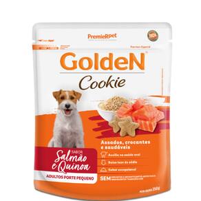 Golden Cookie Caes Adulto PP Salmao/Quinoa 350g