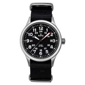 Relógio masculino RATIO Quest RTQ017 Field 100m com cristal de safira
