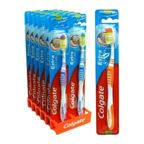 Escova de dentes Colgate Extra Clean Medium x 12