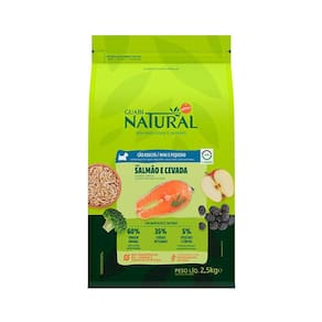 Guabi Natural Caes Ad. Mini Salmao/Cevada 2,5kg