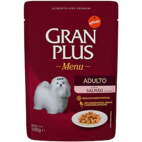 Gran Plus Gourmet Sache Caes Ad. Salmao 100g