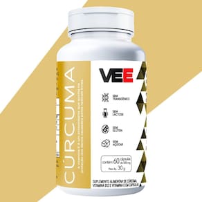 Cúrcuma Premium - Natural 60 Cápsulas 500mg c/ Vitamina E e B12 Mais Imunidade +Saúde