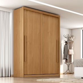 Guarda-roupa Mdf 2 Portas 3 Gavetas Splendido Cinamomo