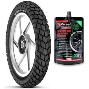 PNEU DIANTEIRO 90/90-19 52P TERRABITE USO COM CAMARA Shineray XY150GY XTZ 150 Crosser XRE 190 BROS 125 150 160 + VACINA