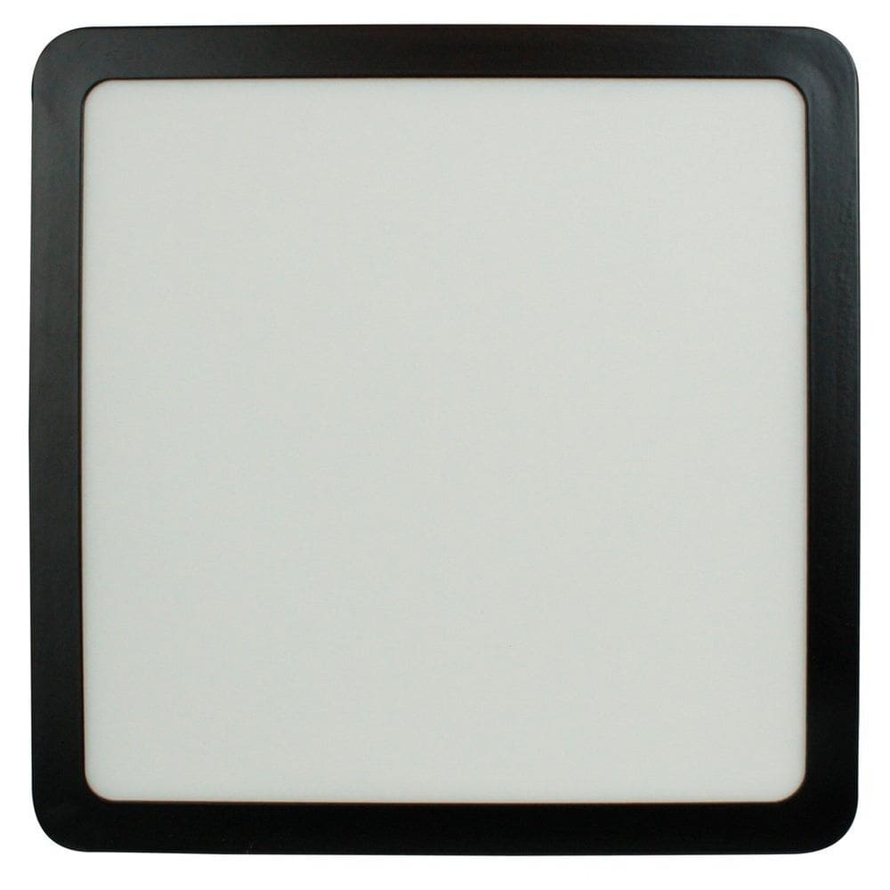 Painel Led Quadrado Sobrepor 18w 6500k Foxlux Preto