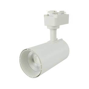 Spot Trilho Led 12w 3000k Bivolt Luz Quente Foxlux Branco