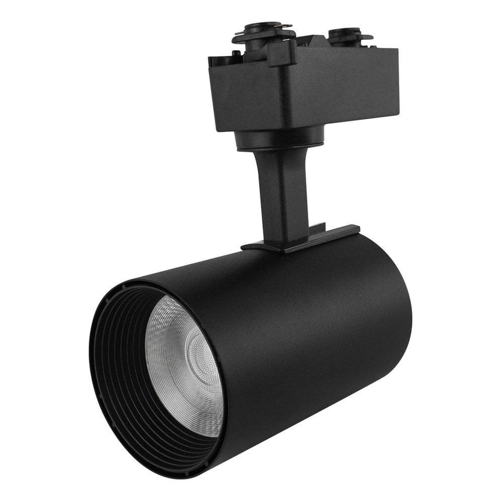 Spot Trilho Led 7w 6500k Bivolt Foxlux Preto