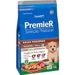 Premier Selaçao Natural Caes Fil. RP. B.Doce 2,5Kg