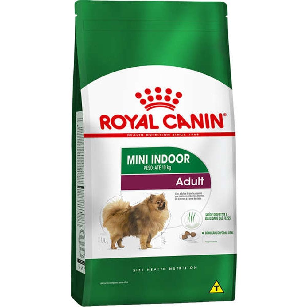 Royal Canin Cães Mini Indoor Adult 2,5Kg