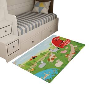 Tapete Infantil Estampado 65 X 50 Decorativo Antiderrapante