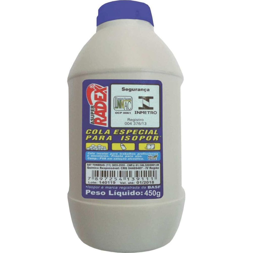 Cola Para Isopor Asuper Isopor 450G