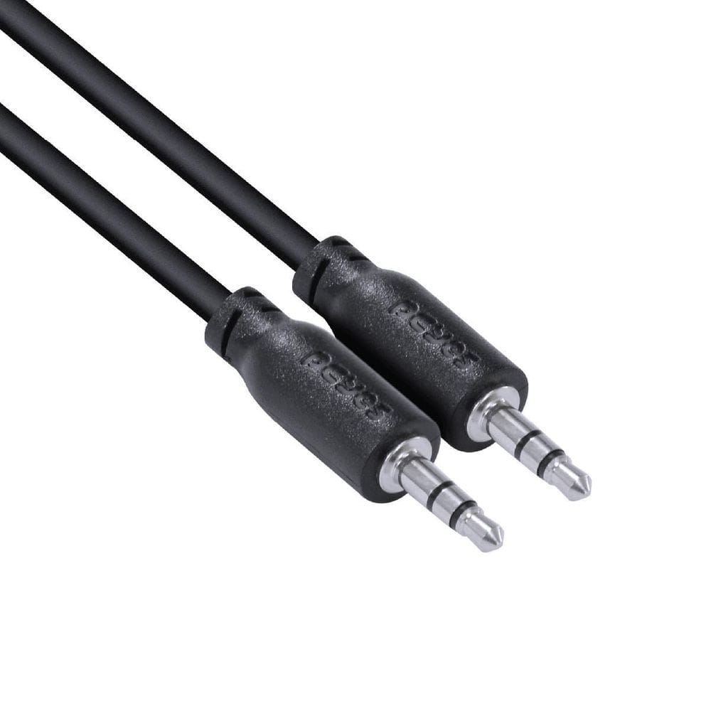 Cabo P2 3.5Mm Macho Para P2 3.5Mm Macho 28Awg 60 Cm