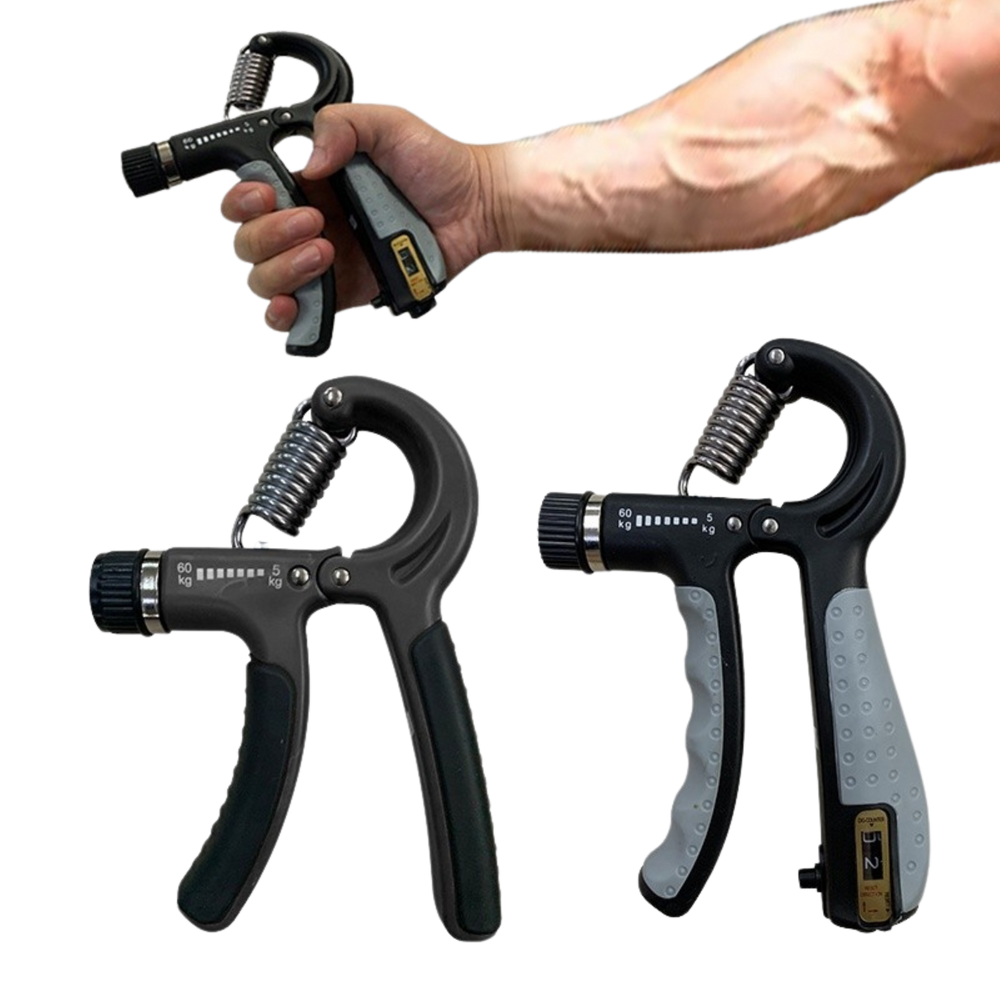 Hand Grip Com Contador Exercício Pulso Punho 5 a 60kg