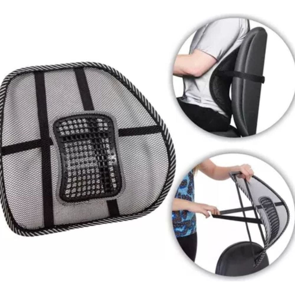 Suporte Apoio Lombar Encosto Ergonômico Cadeira Banco Carro