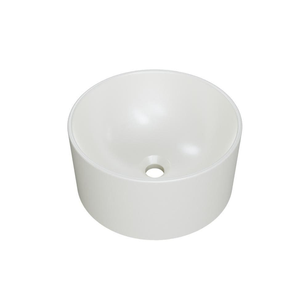 Cuba De Apoio Redonda Bl30w Bege Matte Fosca Bege Matte Fosco