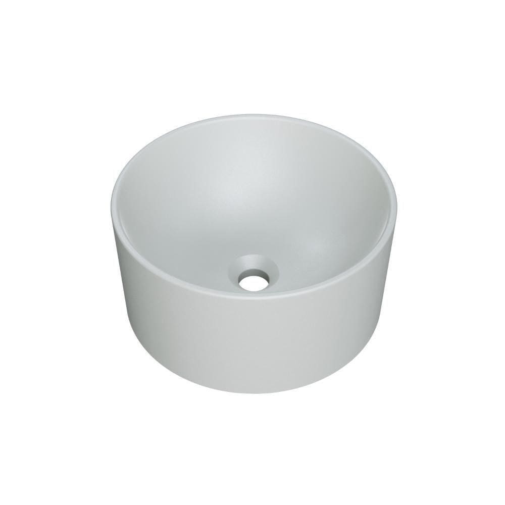 Cuba De Apoio Redonda Bl30w Cinza Matte Fosca Cinza Matte Fosco