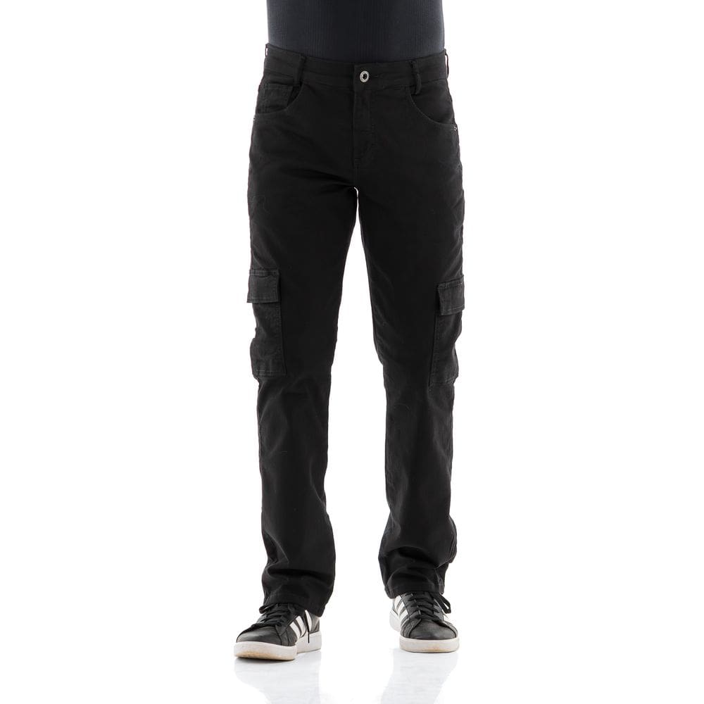 Calça Preta Masculina Arauto Confort Cargo