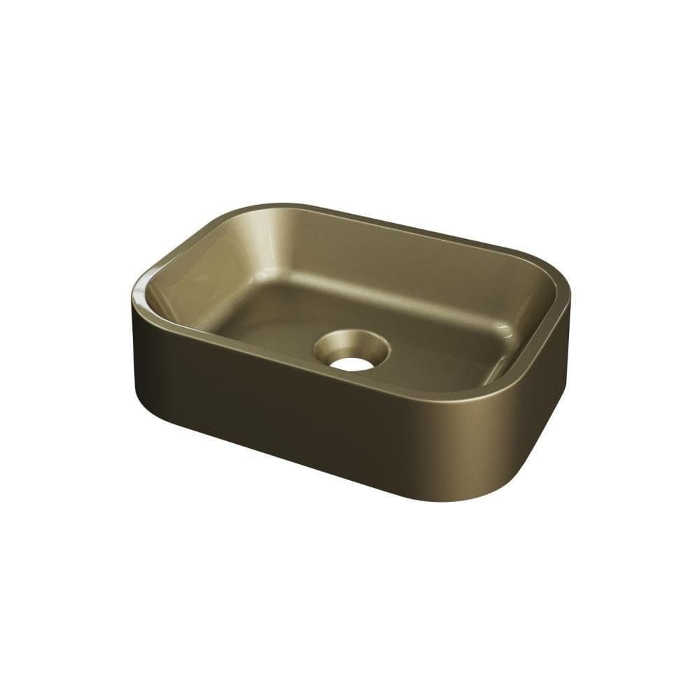 Cuba De Apoio Retangular Br37w Ouro Velho Ouro Velho
