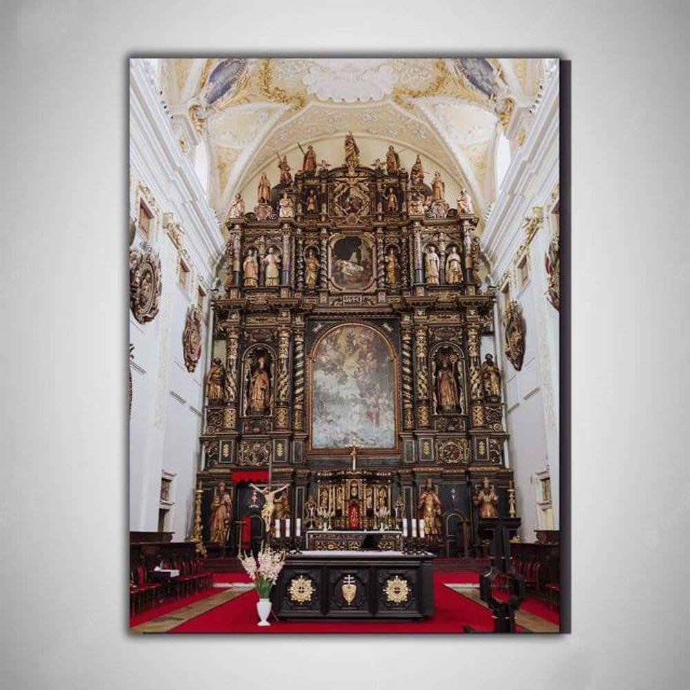 Igreja Catolica Quadro Religioso Mdf 30X20Cm