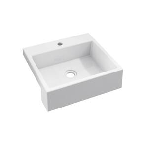 Cuba Semi Encaixe Quadrada Xq395w Colorida Branca