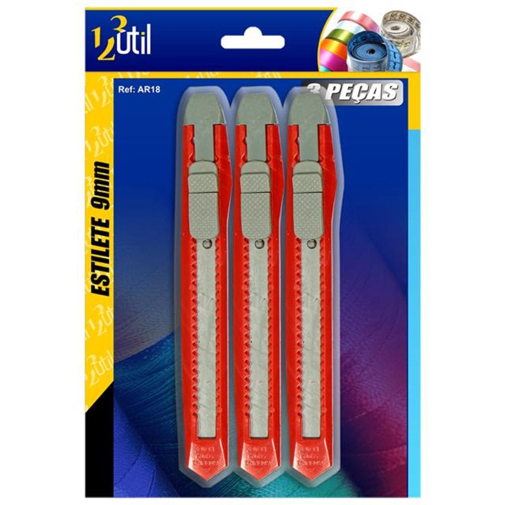Estilete Conjunto Com 3 Peças