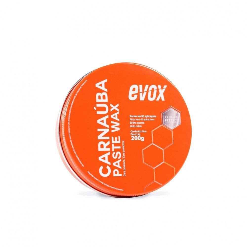 Carnaúba Paste Wax Cera Protetora 200G Evox