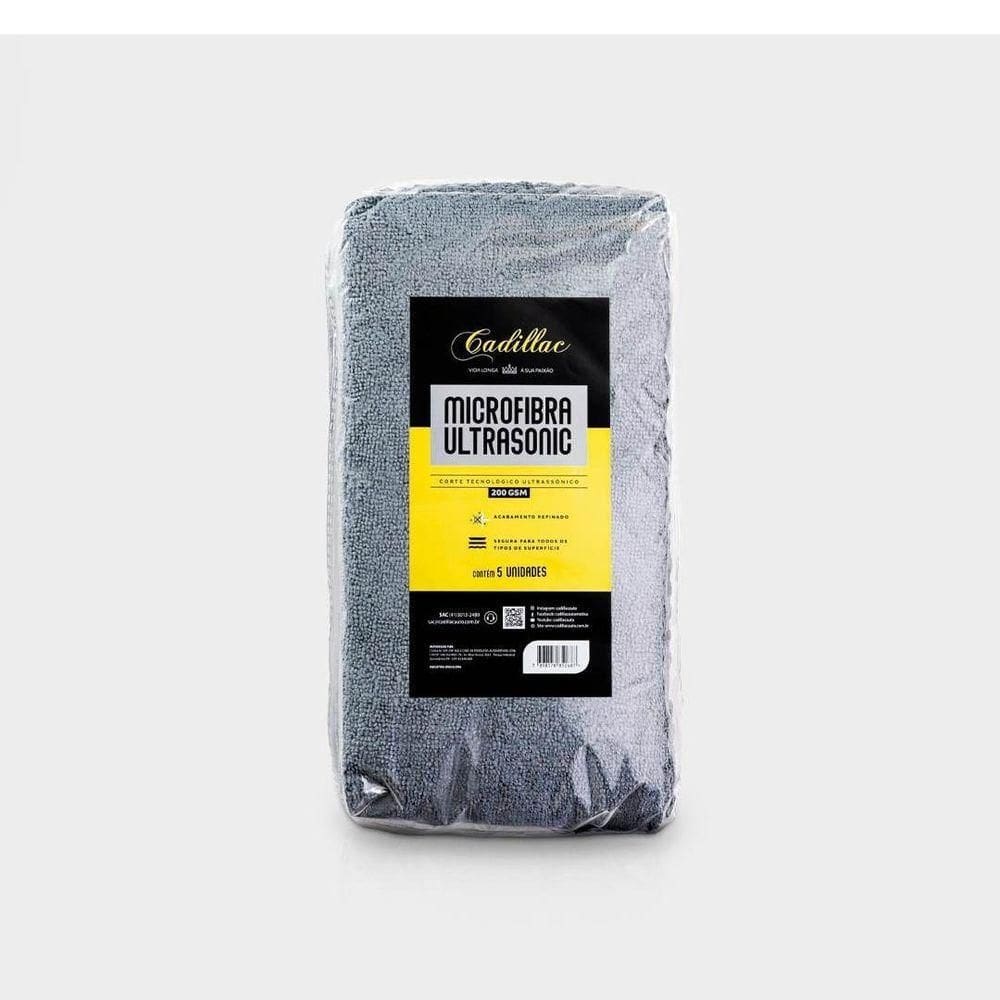 Cadillac Toalha Microfibra Ultrasonic 30x30 Pack 5 Unid