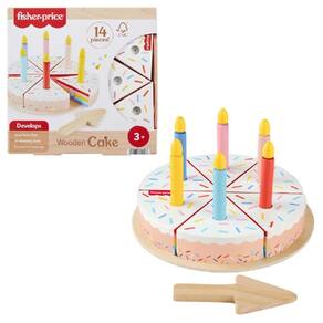Fisher-Price Bolo de Aniversário de Madeira - Mattel