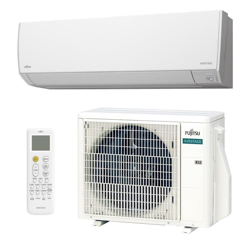 Ar-Condicionado Split Inverter 12000 BTUs Fujitsu Airstage com Sensor High Wall Só Frio ASBG12CMBA/AOBG12CMCA 220V