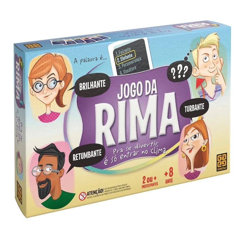 Jogo Da Rima Grow Mais De 550 Palavras