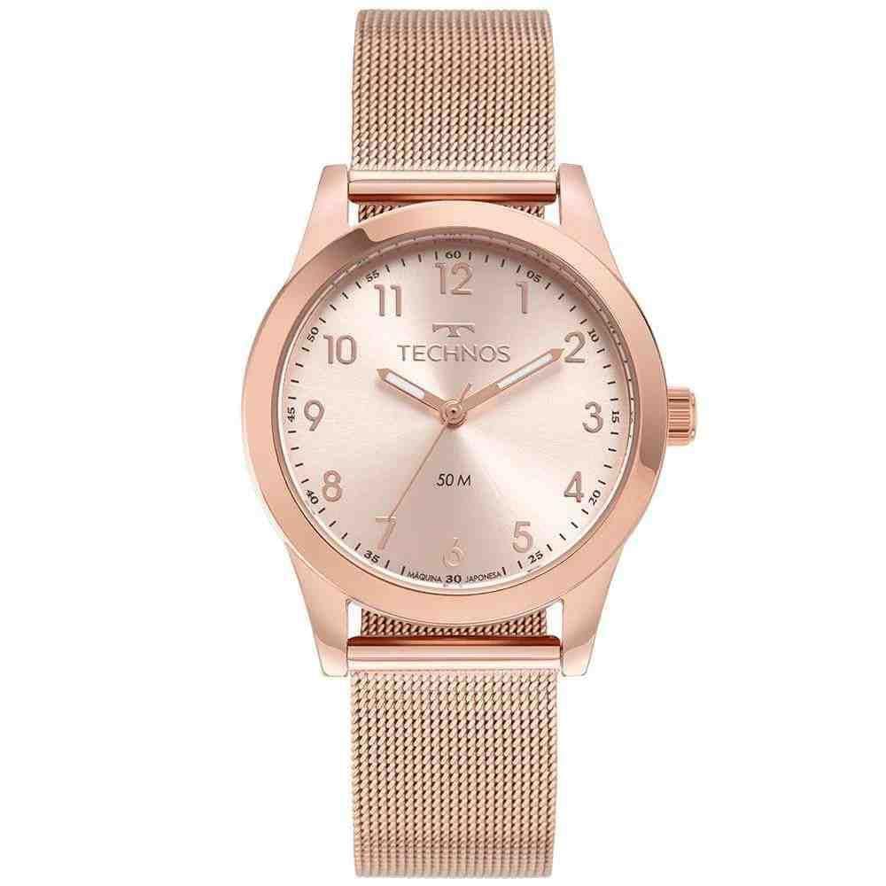 Relógio Feminino Technos Boutique Rosé 2035Mut/1T