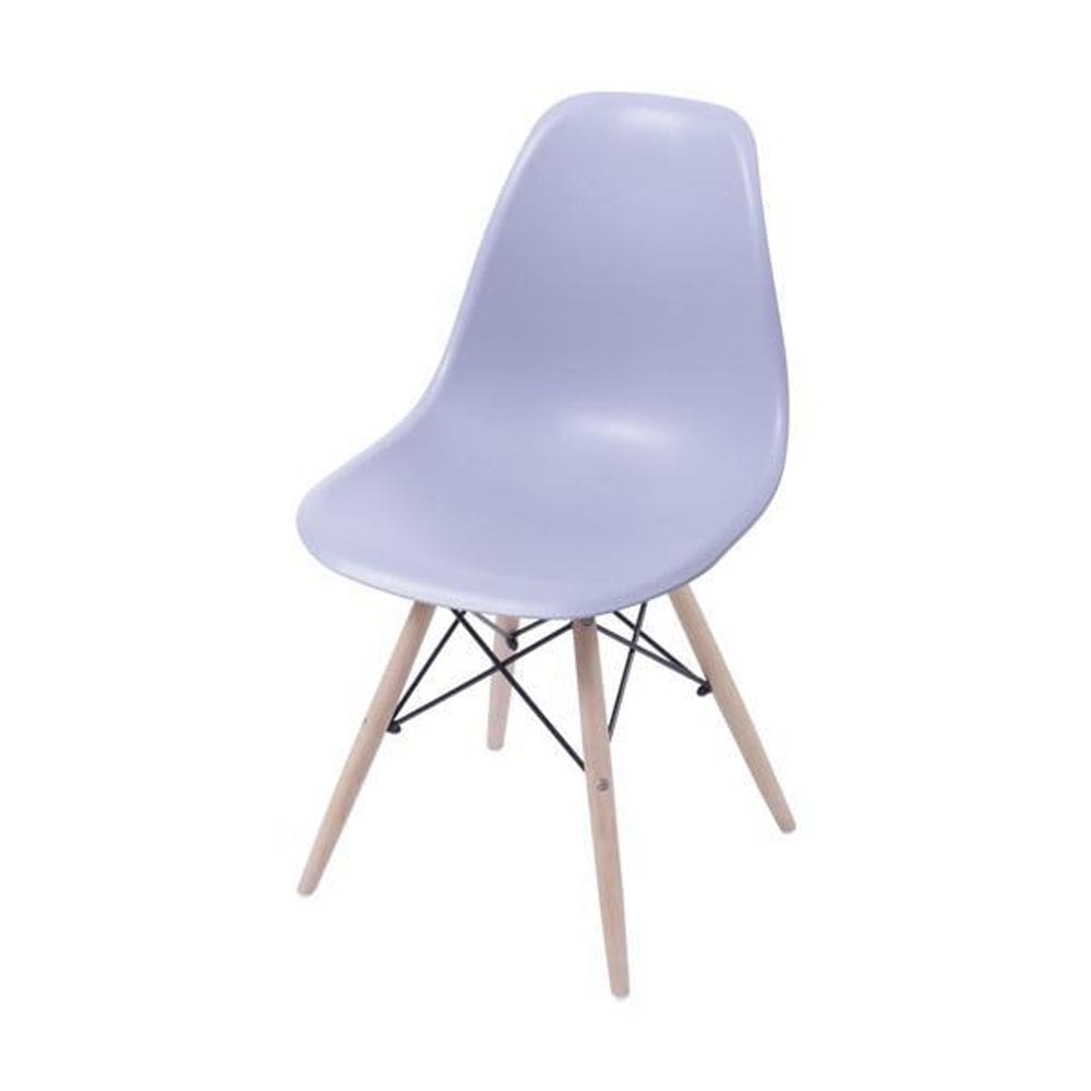 Cadeira De Jantar Design Eiffel Charles Eames Dkr Cinza